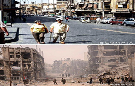 Το Χαλέπι πριν και μετά τον συριακό πόλεμο [Φωτογραφίες]