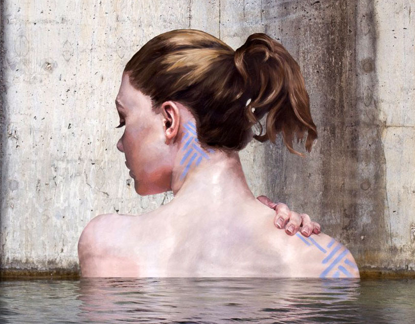 Hula: Ο καλλιτέχνης του δρόμου και οι γοητευτικές γυναίκες στο νερό [ΦΩΤΟ]