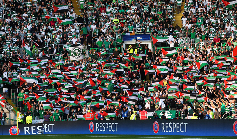 Όταν το γήπεδο της Σέλτικ πλημμύρισε με παλαιστινιακές σημαίες [ΒΙΝΤΕΟ]