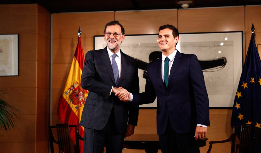 Συμφωνία Ραχόι – Ciudadanos για κυβέρνηση συνεργασίας