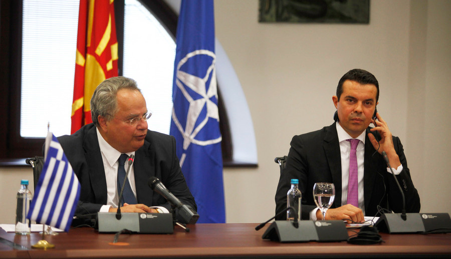 Στενότερη συνεργασία Ελλάδας – ΠΓΔΜ συμφώνησαν Κοτζιάς και Πόποσκι