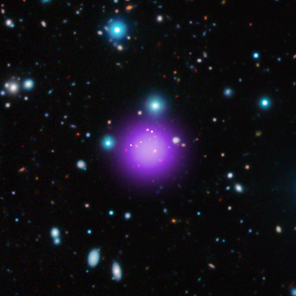 Ανακαλύφθηκε γαλαξιακό σμήνος σε απόσταση-ρεκόρ