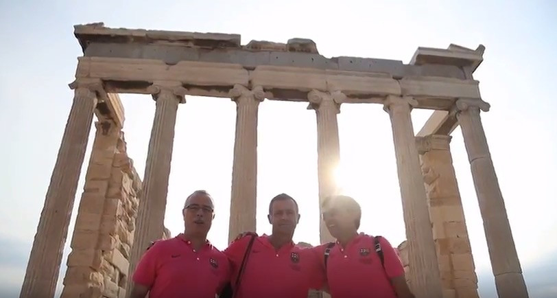 Οι βετεράνοι της Μπαρτσελόνα διαφημίζουν την Ελλάδα [ΒΙΝΤΕΟ]