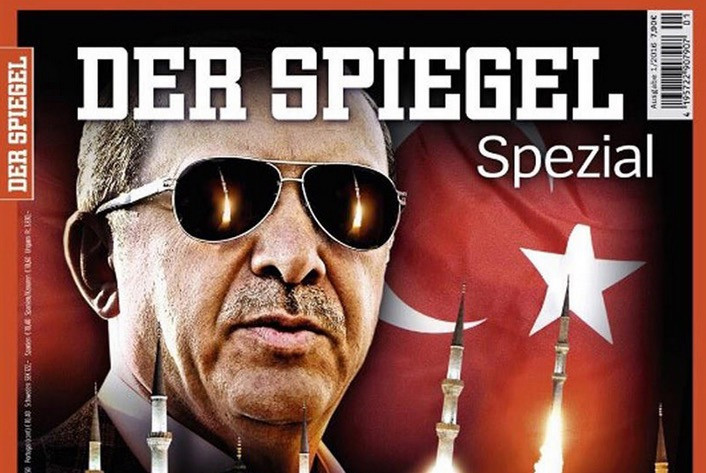 Το Spiegel κυκλοφορεί με εξώφυλλο τον… δικτάτορα Ερντογάν