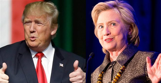 Δημοσκόπηση θρίλερ: Μερικοί ψήφοι θα κρίνουν τη νίκη Κλίντον ή Τραμπ