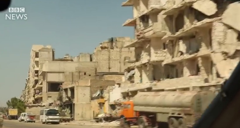 Η καταστροφή στο Χαλέπι μέσα από ένα συγκλονιστικό οδοιπορικό του BBC [ΒΙΝΤΕΟ]