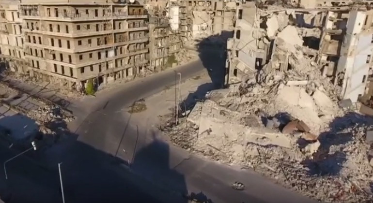 Το κατεστραμένο Χαλέπι από ψηλά [ΒΙΝΤΕΟ]