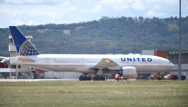 Προσγειώθηκε στο «Βενιζέλος» το αεροσκάφος της United Airlines