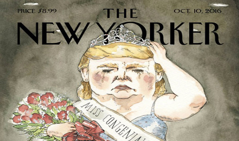Ο Ντόναλντ Τραμπ ως… εστεμμένη κάνει πασαρέλα στο εξώφυλλο του New Yorker