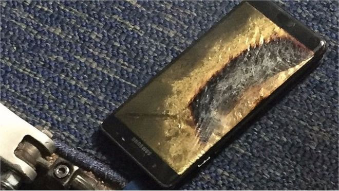 Εκκενώθηκε αεροπλάνο όταν έπιασε φωτιά ένα Galaxy Note 7