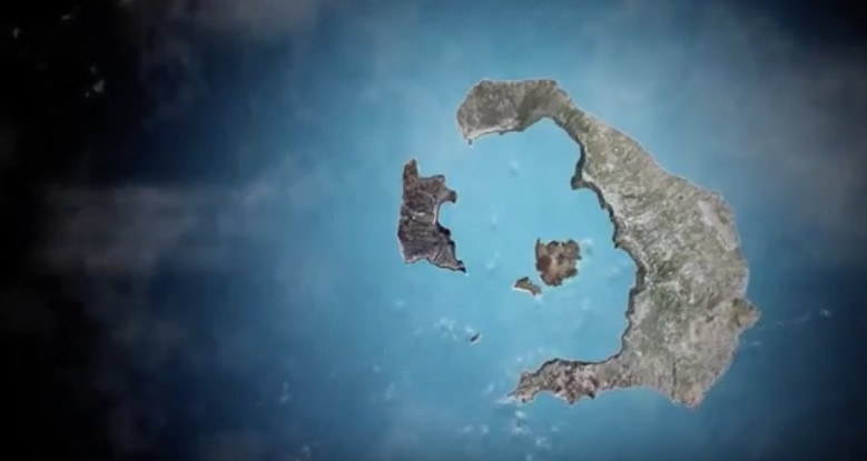 Η ιστορία του ηφαιστείου της Σαντορίνης σε ένα βίντεο