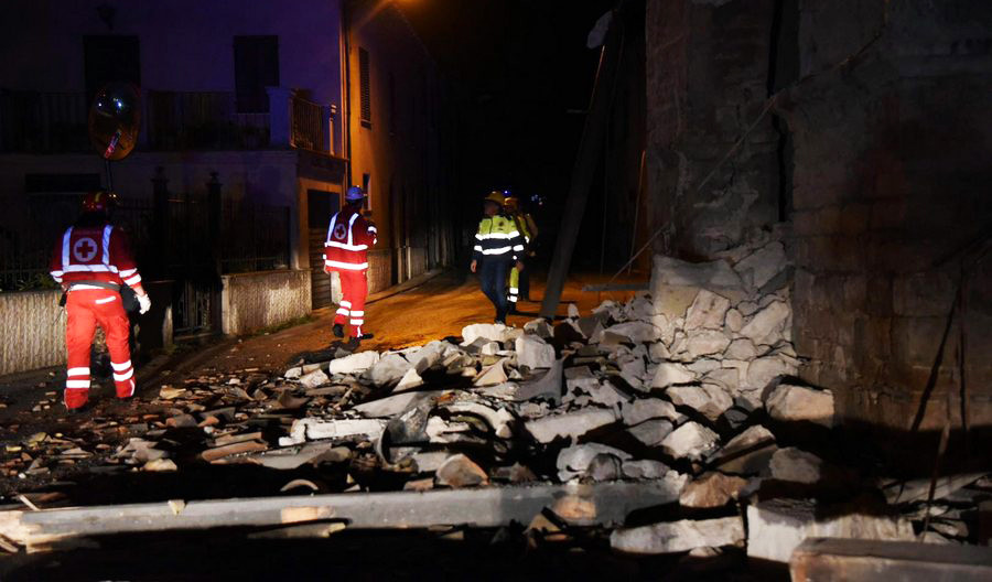 Νέος ισχυρός σεισμός 5,9 Ρίχτερ στην κεντρική Ιταλία [Βίντεο]
