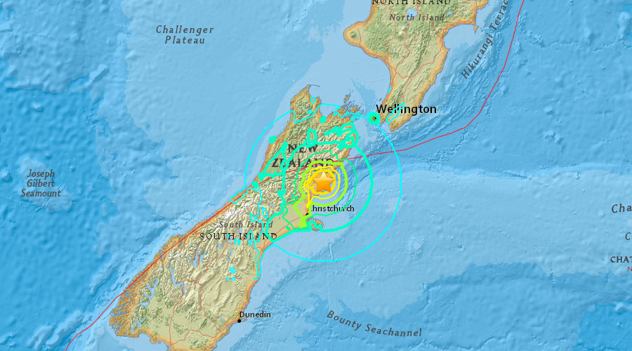 Σεισμός 7,8 ρίχτερ στη Νέα Ζηλανδία – Τσουνάμι στο Νότιο Νησί