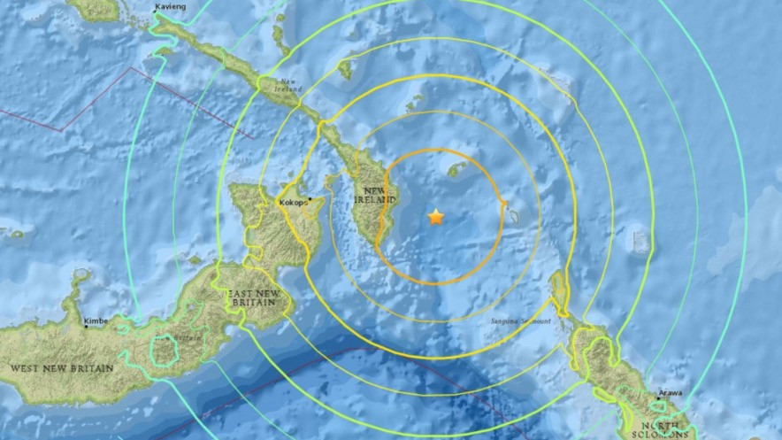 Σεισμός 8 Ρίχτερ στην Παπούα Νέα Γουινέα – Πέρασε ο κίνδυνος για τσουνάμι