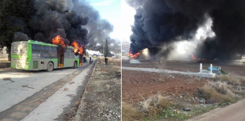 Συρία: Επίθεση σε λεωφορεία που θα παραλάμβαναν αμάχους