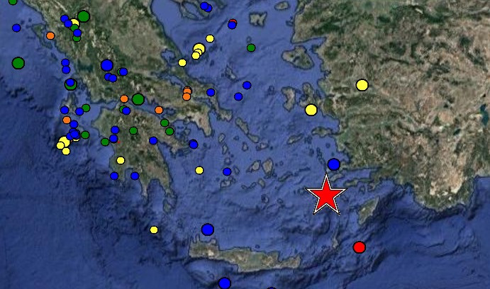 Σεισμός 5,2 Ρίχτερ στη Νίσυρο