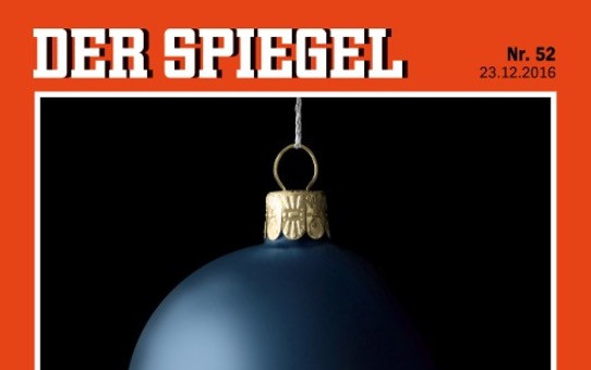 Το «μαύρο» πρωτοσέλιδο του Spiegel για τα Χριστούγεννα