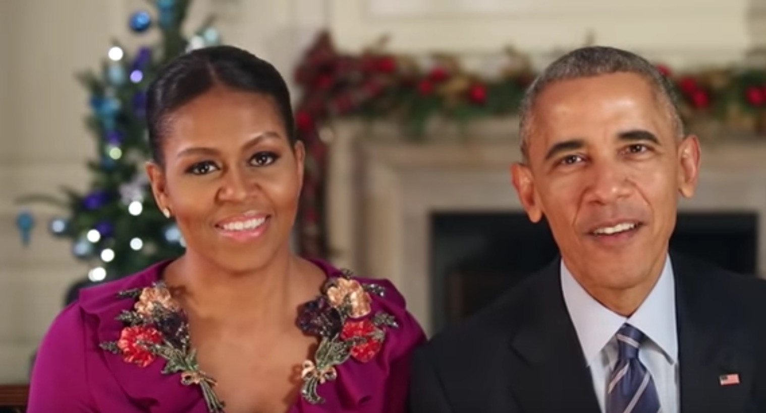 Το τελευταίο χριστουγεννιάτικο μήνυμα των Ομπάμα από το Λευκό Οίκο