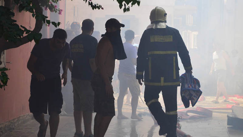 Φωτιά σε δωμάτιο ξενοδοχείου στην Κρήτη