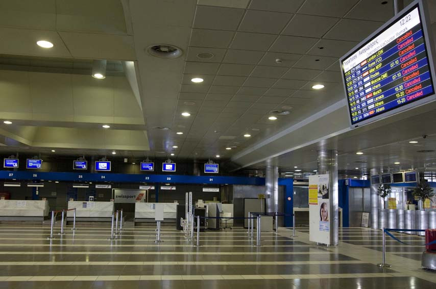 ‘Εκλεισε το αεροδρόμιο των Χανίων λόγω του παγετού
