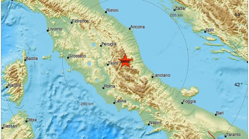 Νέος ισχυρός σεισμός 5,4 Ρίχτερ στην Ιταλία