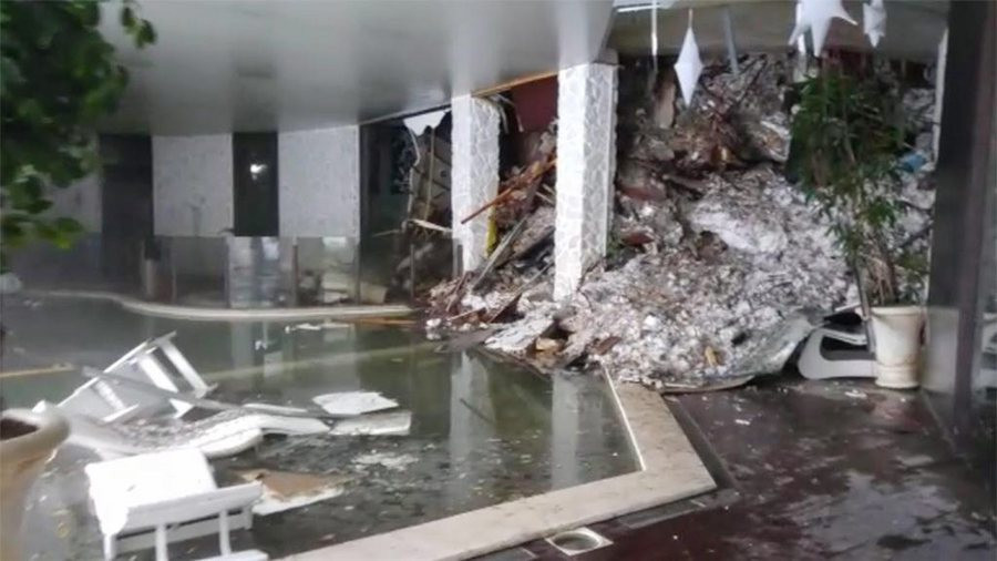 Ιταλία: Βίντεο από το εσωτερικό του ξενοδοχείου που καταπλάκωσε χιονοστιβάδα