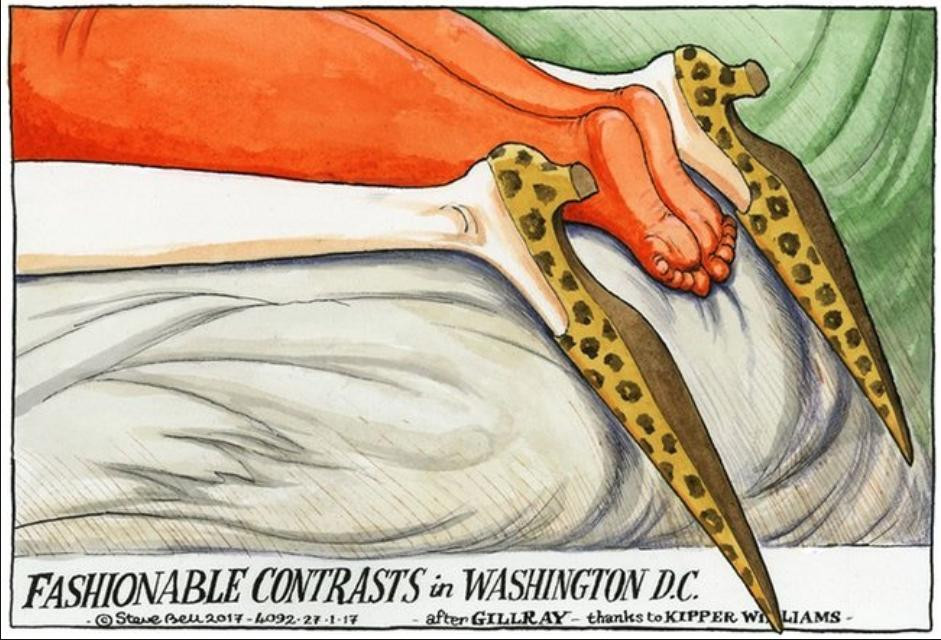 Ένα αιχμηρό σκίτσο του Guardian περιγράφει τη σχέση ΗΠΑ – Βρετανίας