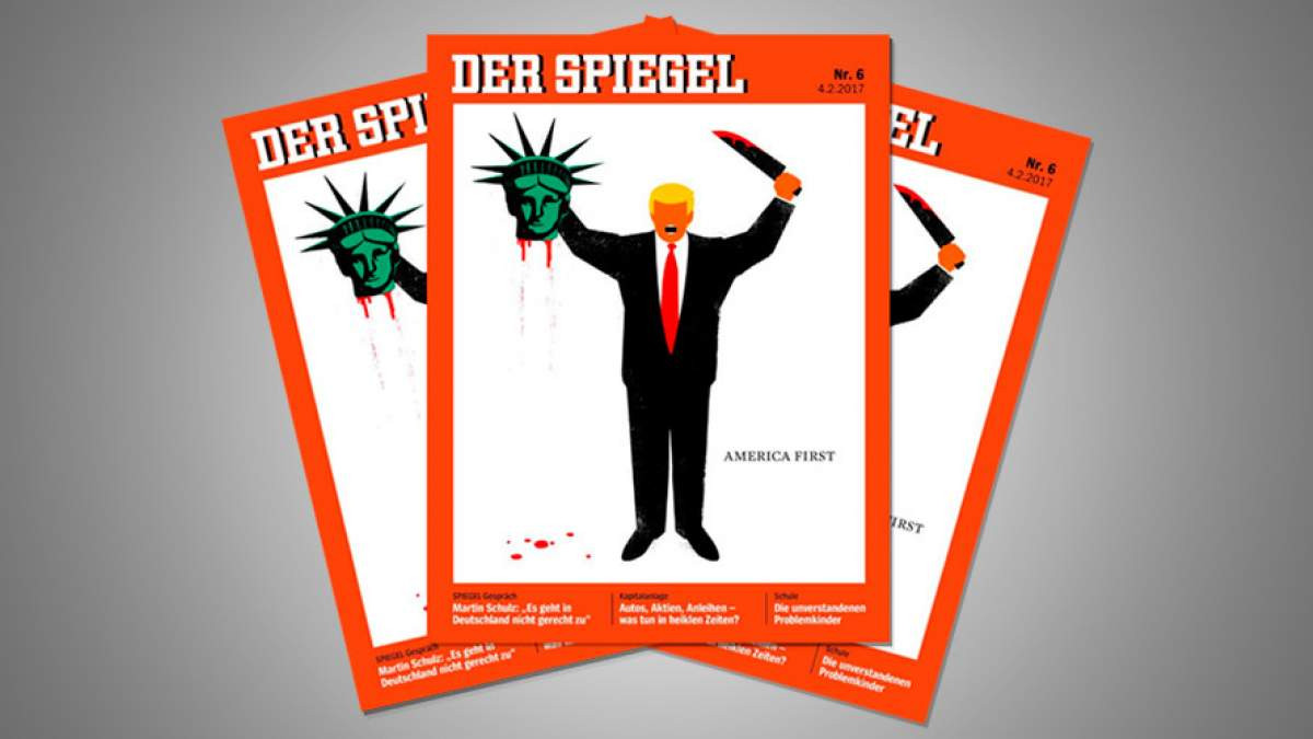 Το Spiegel μετά τον σάλο δίνει εξηγήσεις για το εξώφυλλο Τραμπ