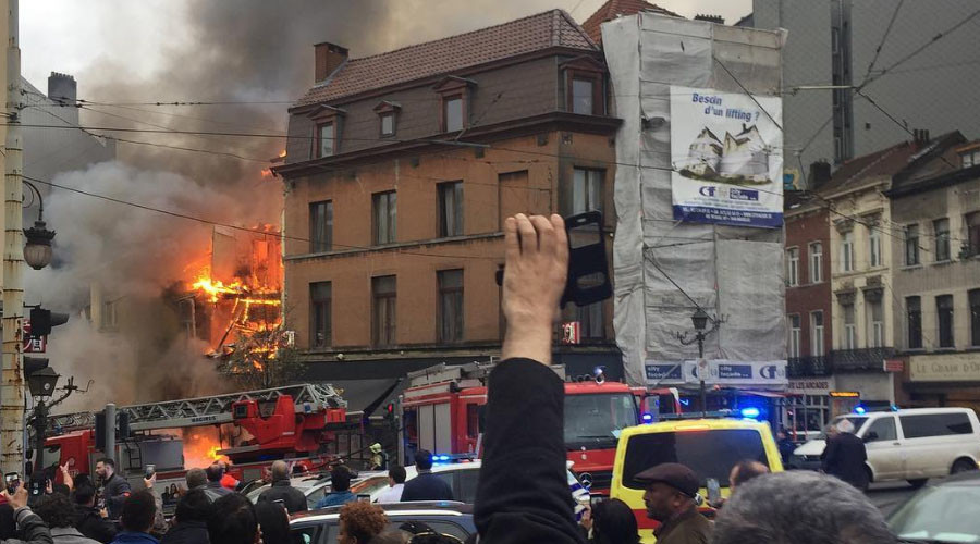 Βρυξέλλες: Επτά τραυματίες από έκρηξη, ο ένας σοβαρά – Καταστράφηκαν δύο τριώροφα [BINTEO]