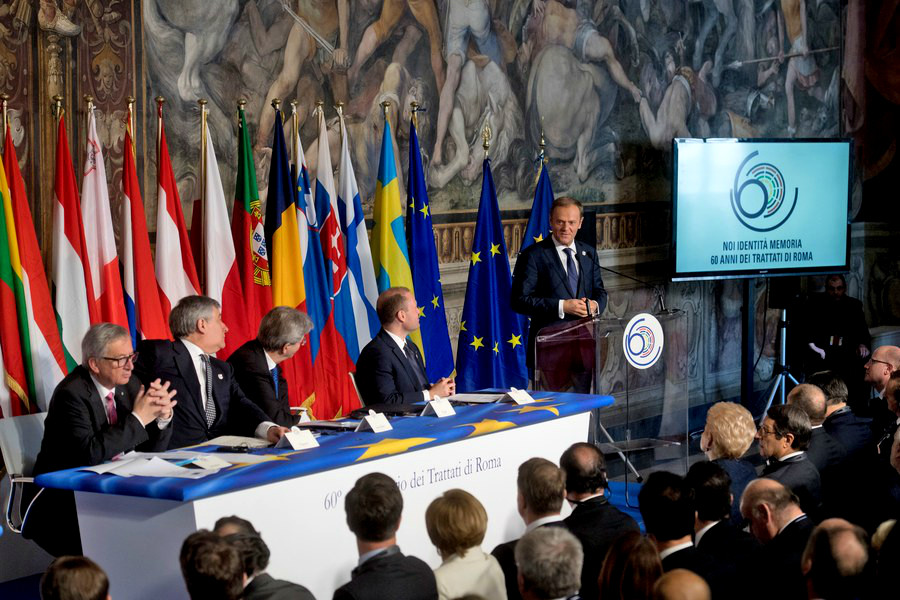 60 χρόνια μετά, οι ηγέτες επιστρέφουν στη Ρώμη για το μέλλον της ΕΕ