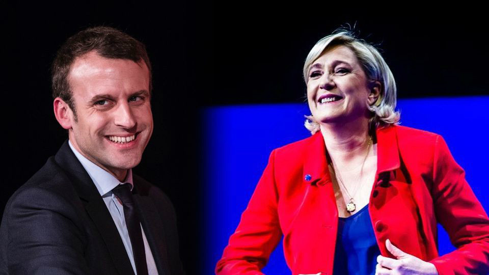 Μακρόν και Λεπέν στον δεύτερο γύρο των Γαλλικών εκλογών
