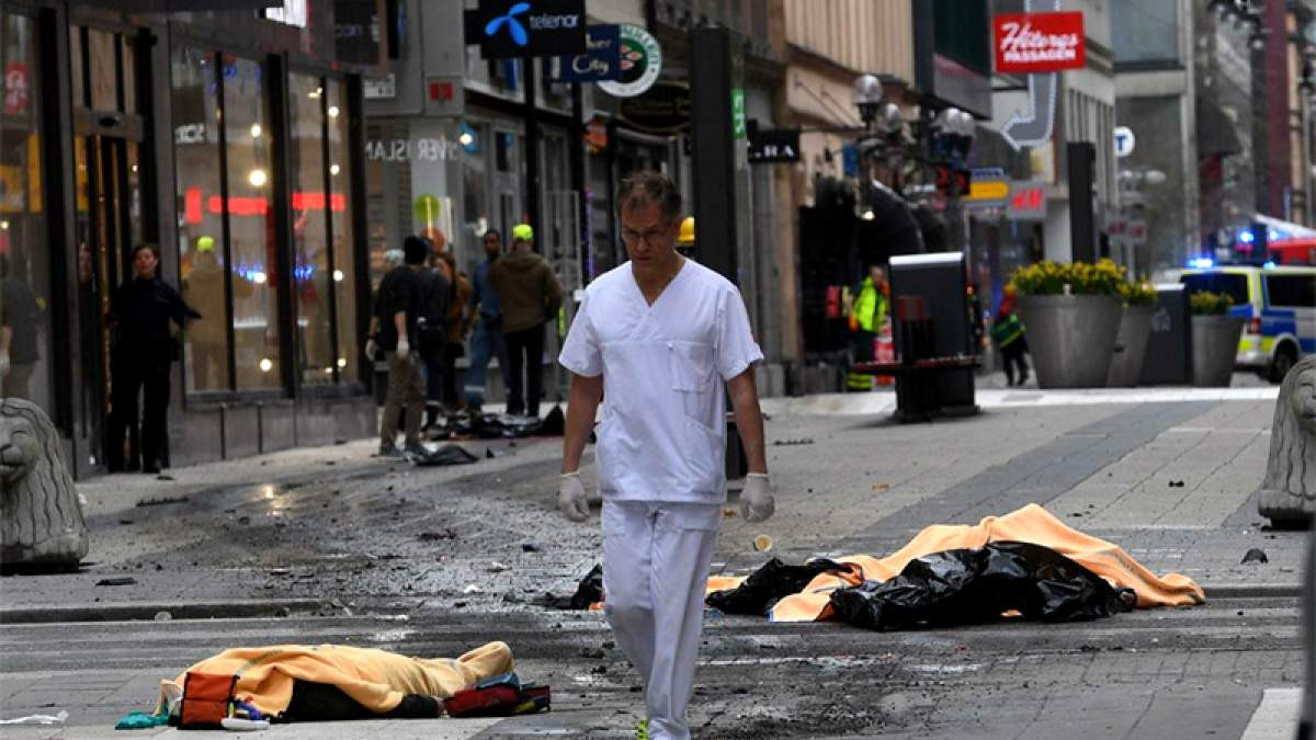 Τους πέντε έφτασαν οι νεκροί από την επίθεση στη Στοκχόλμη