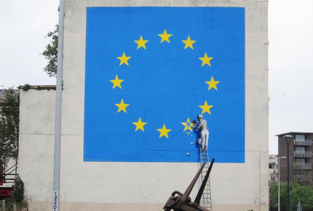 Το νέο γκράφιτι του Banksy αφιερωμένο στο Brexit