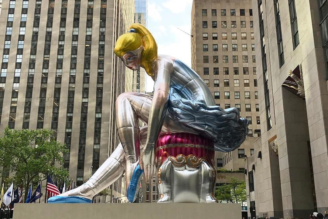 Μια μπαλαρίνα κάθισε στο Rockefeller Center…