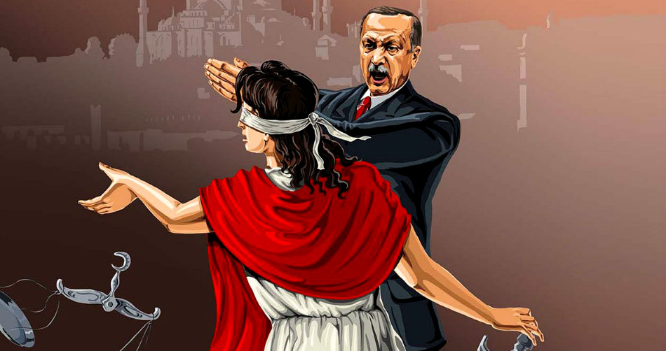 Ο Ερντογάν εγκαθιδρύει τον νομικό φασισμό