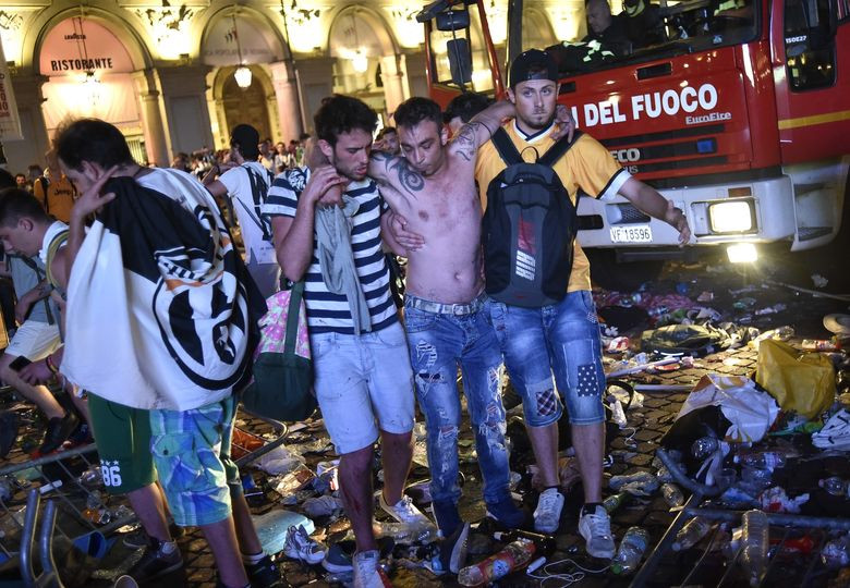 Εκατοντάδες τραυματίες στο Τορίνο: Ποδοπατήθηκαν πιστεύοντας πως γίνεται τρομοκρατική επίθεση