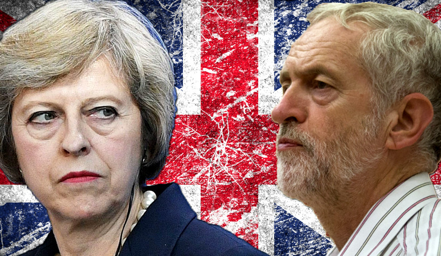 Εν αναμονή των Exit Polls στη Βρετανία: Μέι ή Κόρμπιν;
