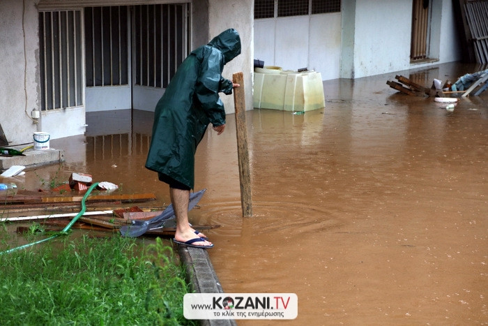 Πλημμύρισε η Κοζάνη – Χαλάζι σε Ιωάννινα και Κέρκυρα [ΦΩΤΟ+ΒΙΝΤΕΟ]
