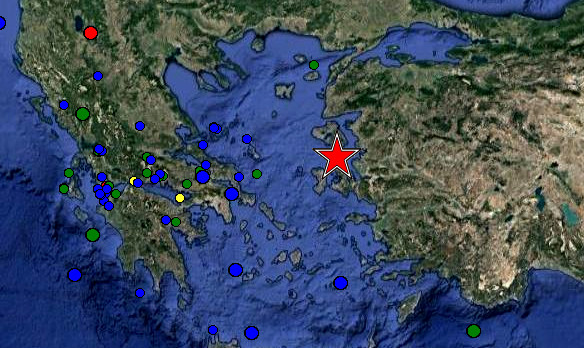 Φονικός σεισμός 6,1 ρίχτερ μεταξύ Χίου και Λέσβου – Όλες οι Εξελίξεις [Βίντεο και Φωτο]