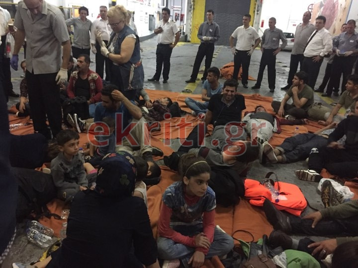 Διάσωση προσφύγων ανοιχτά του Ρεθύμνου από πλοίο της γραμμής