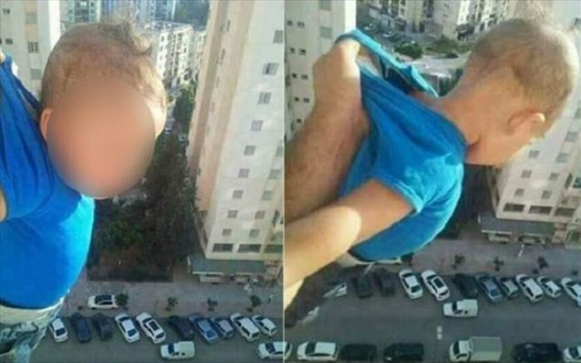 Κρατούσε το παιδί του στο κενό από τον 15ο όροφο για να πάρει like στο facebook