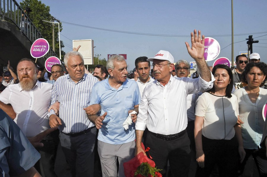 Η «Πορεία για τη δικαιοσύνη» στην Τουρκία κορυφώνεται