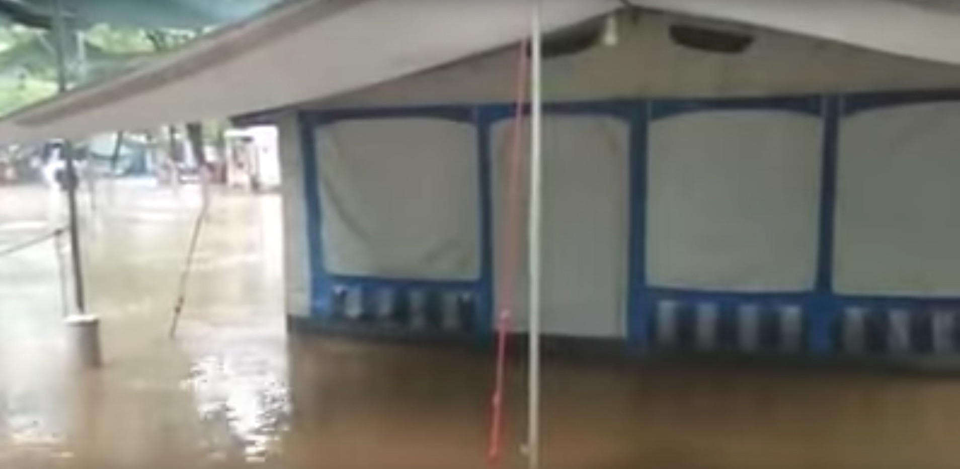 Χαλκιδική: Κάμπινγκ μετατράπηκε σε λίμνη [Βίντεο]
