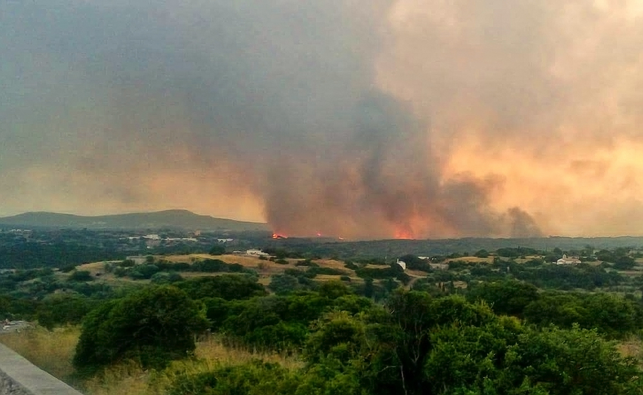 Αρχίζει η έρευνα για τα αίτια της πυρκαγιάς στα Κύθηρα