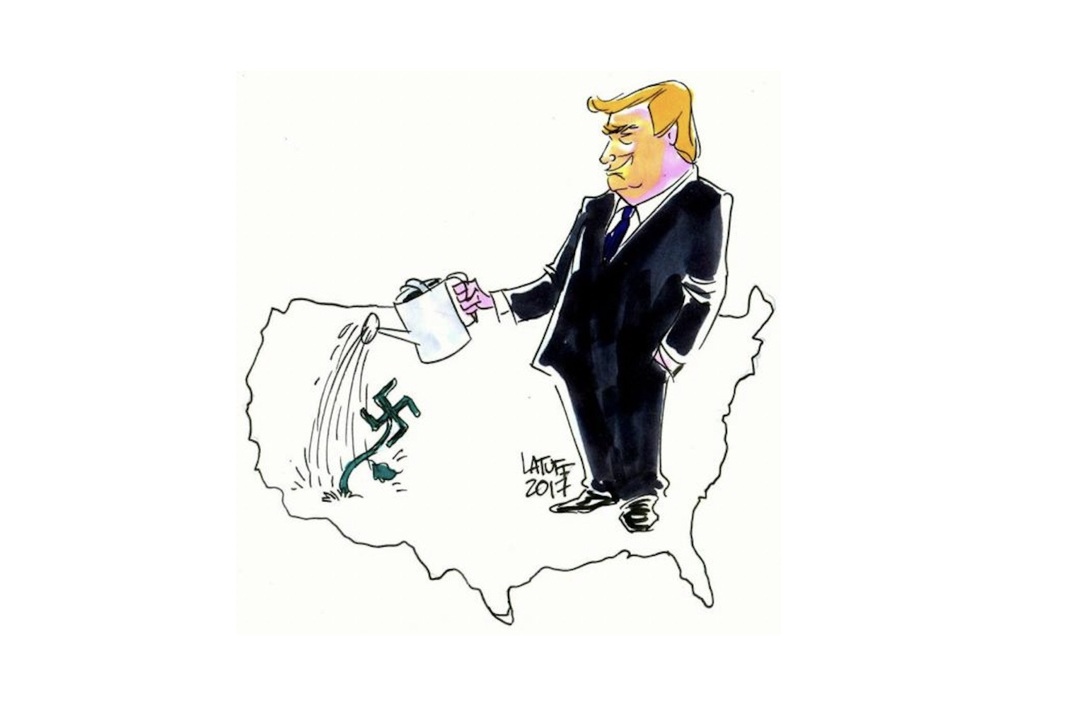 Το σκίτσο του Latuff για το #Charlottesville