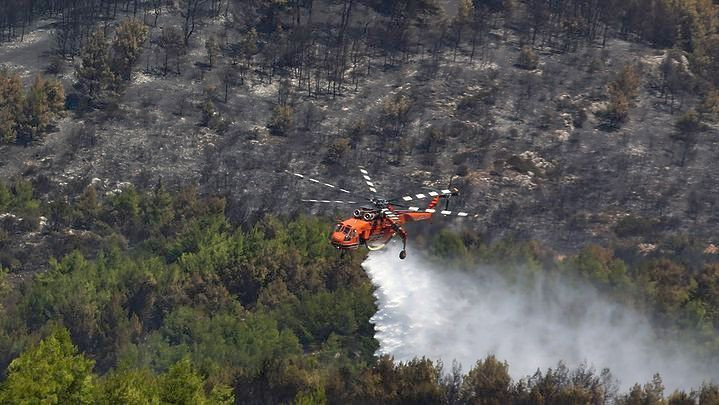 Οριοθετήθηκε η πυρκαγιά στην Αττική – Βελτιώνεται η κατάσταση σε Ηλεία και Ζάκυνθο