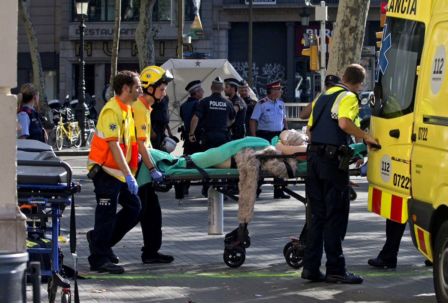 Έλληνες ανάμεσα στους τραυματίες της επίθεσης στη Βαρκελώνη