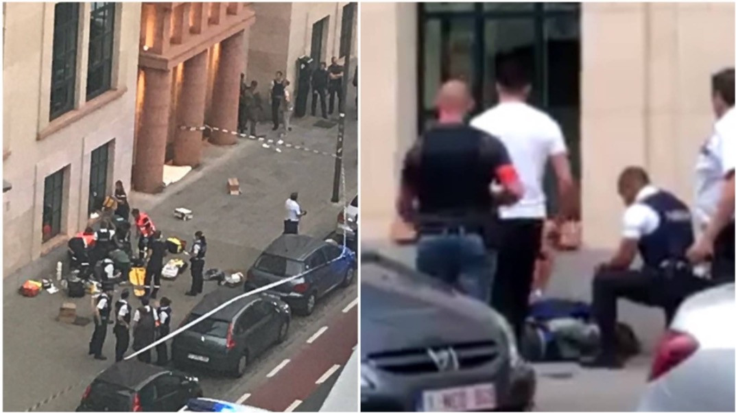 Άντρας επιτέθηκε με μαχαίρι σε δυο στρατιώτες στο κέντρο των Βρυξελλών