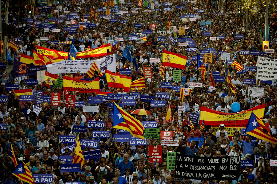 Βαρκελώνη: «Η καλύτερη απάντηση: η ειρήνη» [Βίντεο]