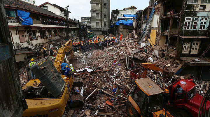 Μια προαναγγελθείσα τραγωδία – 33 οι νεκροί από την κατάρρευση τετραώροφου κτιρίου στη Βομβάη